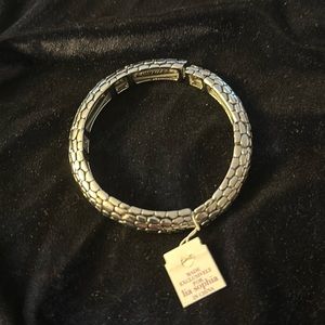 Lia Sophia silver stretch bracelet